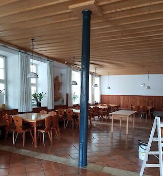 Brandschutzbeschichtung Säule